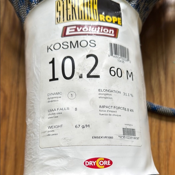 Kosmos Blue Climbing Rope - Picture 2 of 2